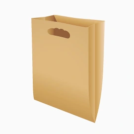 PAPÍROVÉ TAŠKY PRŮHMAT – HNĚDÉ