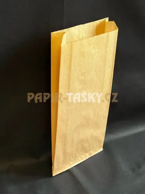 PAPÍROVÉ SÁČKY S BOČNÍ ZÁLOŽKOU –  HNĚDÉ