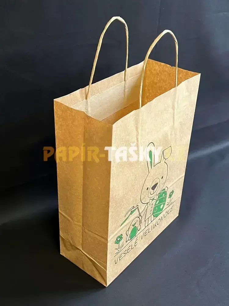 TAŠKY S KROUCENÝMI UCHY – HNĚDÉ / VELIKONOCE